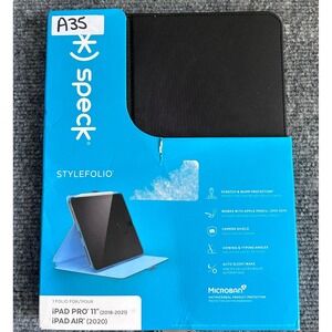 Speck StyleFolio iPad Pro 11 2018-2021 iPad Air 2020  Black Microban 140551-B565